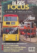 Book cover of Buses Focus: 10 Years of Deregulation - Autumn 1996 by MORRIS, Stephen (ed.)